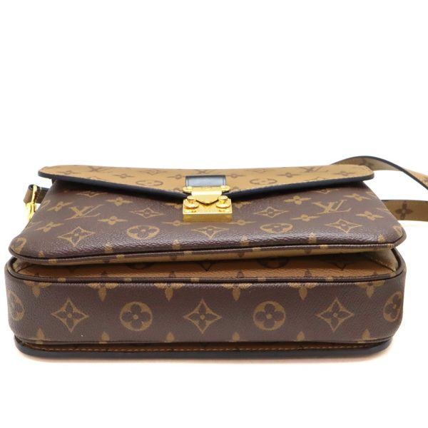 5 Louis Vuitton Pochette Metis MM Monogram Reverse Brown 2WAY Bag