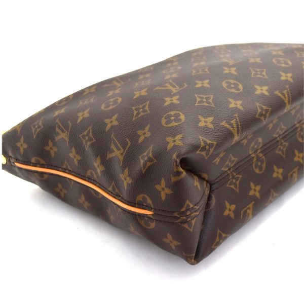 5 Louis Vuitton Sully PM Shoulder Bag Monogram Leather Brown