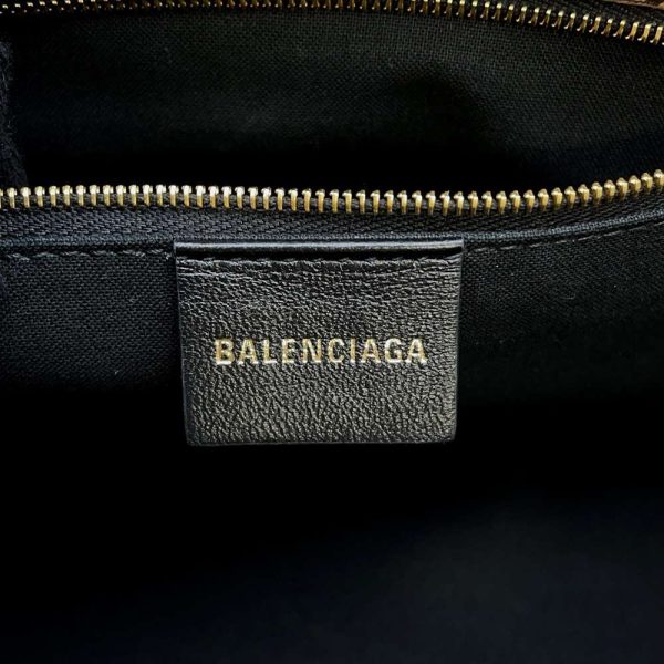 6 Balenciaga Handbag BB Monogram Signature Small 2way Brown