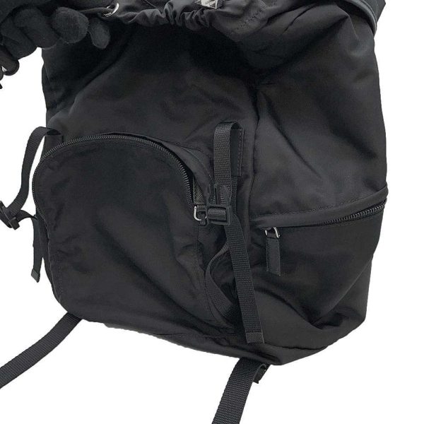 6 Prada Backpack Re Nylon Nylon Black