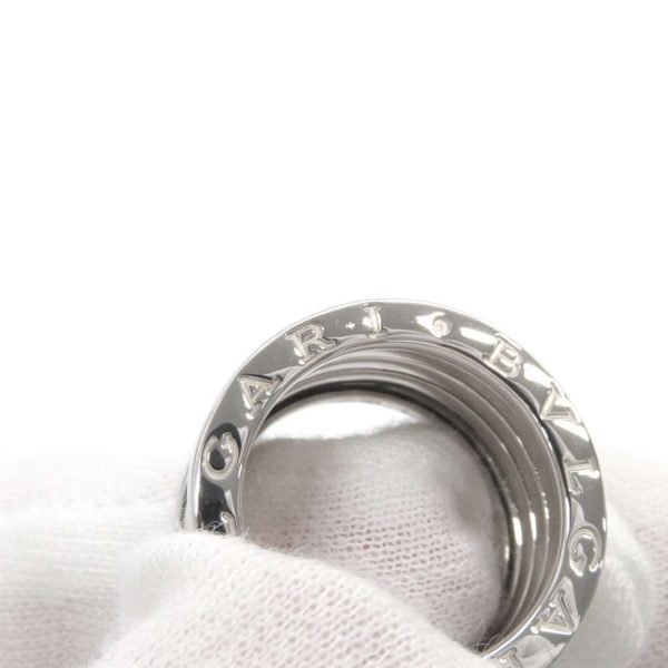 6 Bvlgari Ring B zero1 4 Band K18WG White