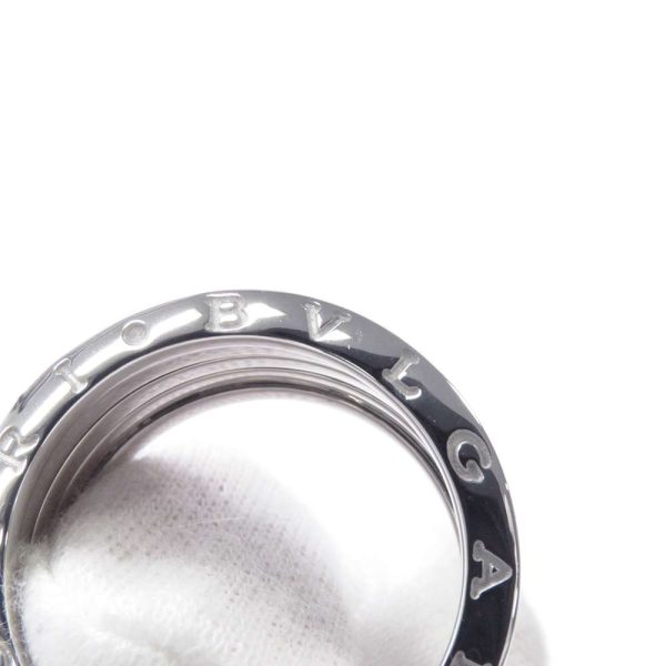 6 Bvlgari Ring B zero1 3 Band K18WG White Gold