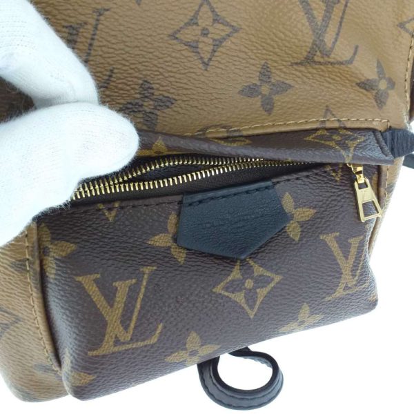 6 Louis Vuitton Reverse Palm Spruce Backpack Mini Rucksack Brown