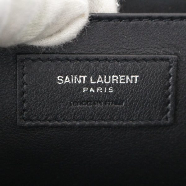 6 Saint Laurent Paris Baby Downtown Cabas Tote Bag Black