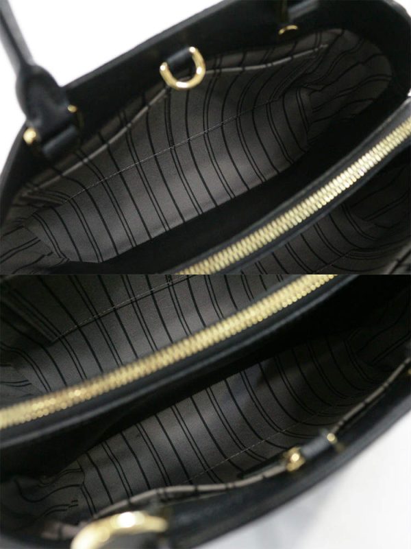6 Louis Vuitton Monogram Empreinte Montaigne BB Handbag Noir Black