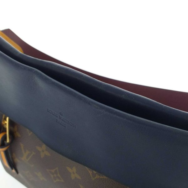 6 Louis Vuitton Monogram Tuile Leaf Busas Shoulder Bag Bordeaux