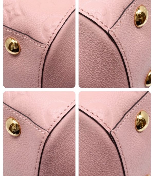 6 Louis Vuitton Montaigne Bb Handbag Monogram Empreinte Pink