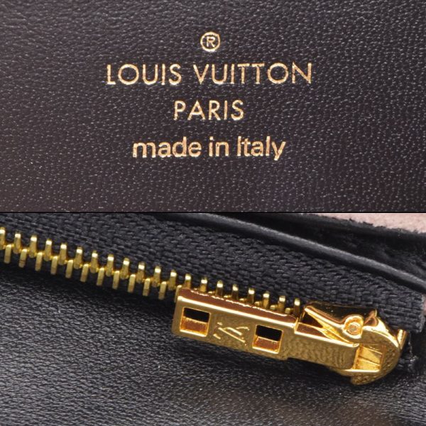 6 Louis Vuitton Pochette Lamb Leather Noir Black