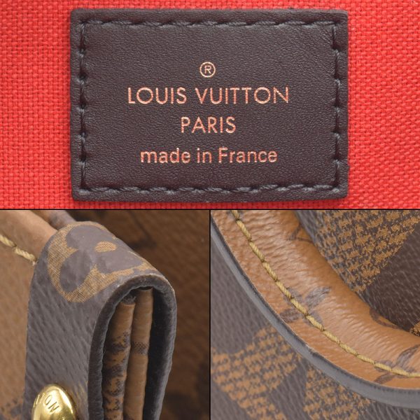 6 Louis Vuitton On the Go MM Monogram Reverse Handbag Brown