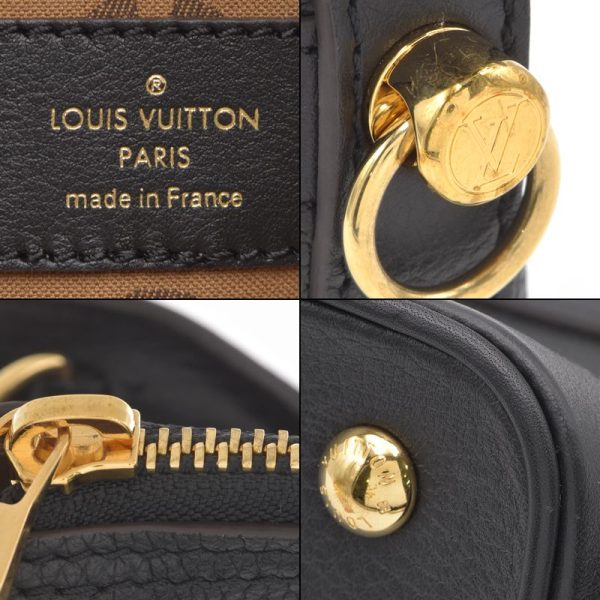 6 Louis Vuitton Cruiser PM Calf Leather Handbag Noir Black