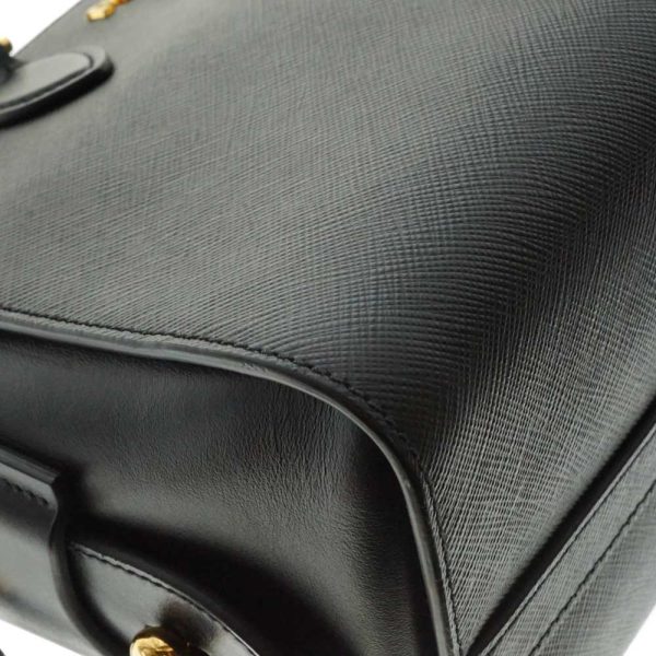 6 Prada 2way Handbag Shoulder Bag Saffiano Black