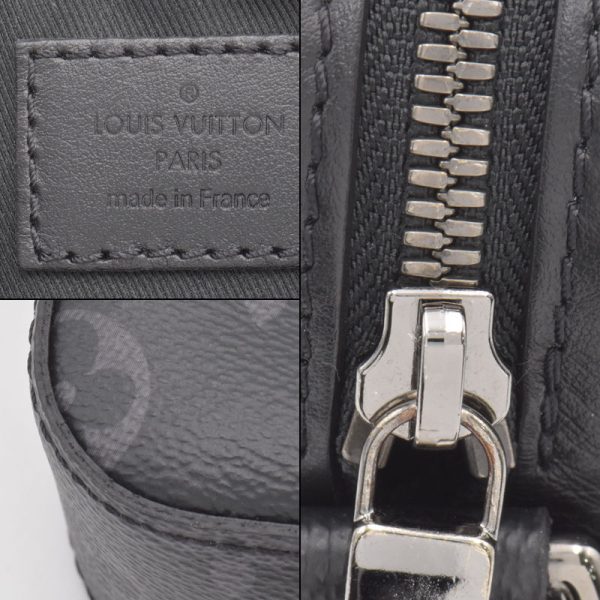 6 Louis Vuitton Trio Messenger Monogram Eclipse Canvas Crossbody BlackGray