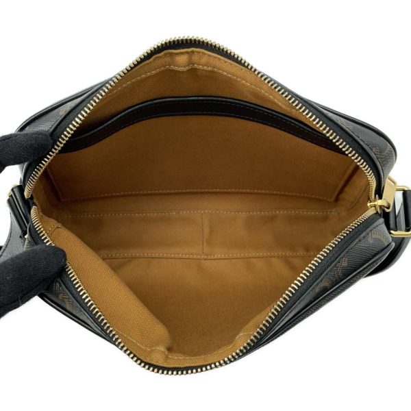 6 Celine Triomphe Messenger Bag Medium Leather Black