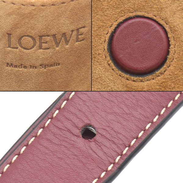 6 Loewe Gate Bum Bag Calfskin Shoulder Bag Red