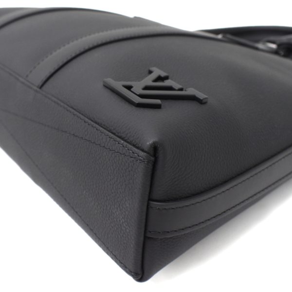 6 Louis Vuitton Takeoff Briefcase 2way Business Bag Noir Black