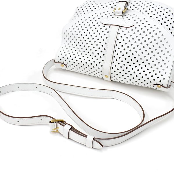 6 Louis Vuitton Messenger Shoulder Bag Bron White