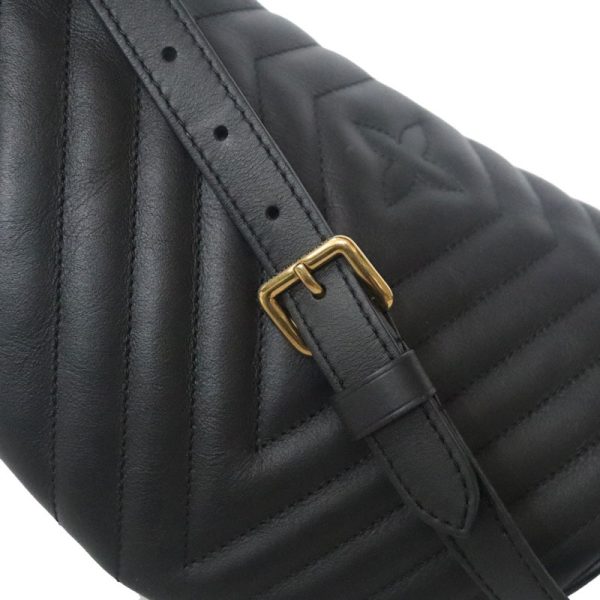 6 Louis Vuitton New Wave Bum Body Bag Leather Black