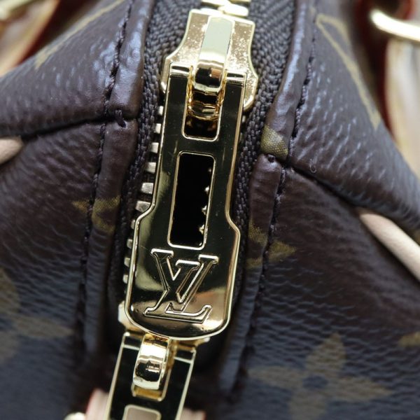 6 Louis Vuitton Speedy Bandouliere 20 Handbag Shoulder Bag Monogram Canvas Brown