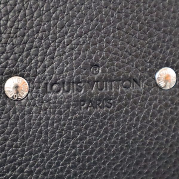 6 Louis Vuitton Armand Briefcase MM Taurillon Leather Tote Document Business Briefcase Handbag Black