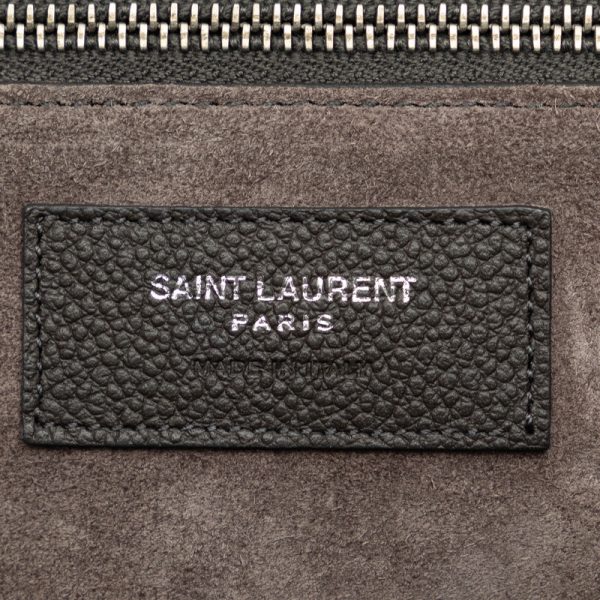 7 Saint Laurent Cava Rive Gauche Handbag Shoulder Bag 2way Black