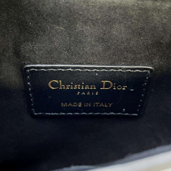 7 Christian Dior Waist Bag Saddle Bag Leather Black