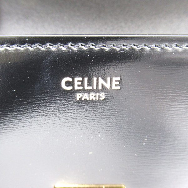 7 Celine Chain Shoulder Bag Bag Calf Black
