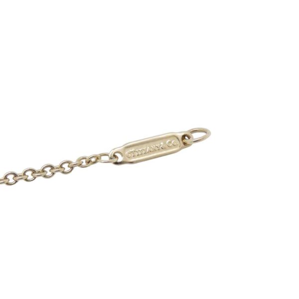 7 Tiffany Bracelet Tag Chain Diamond K18YG Yellow Gold