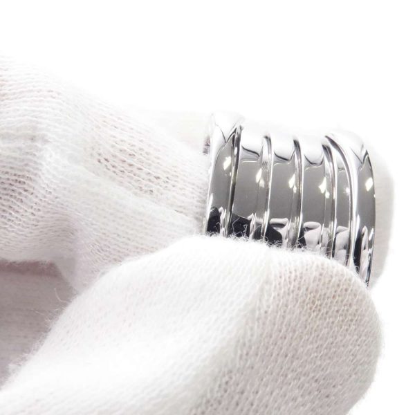 7 Bvlgari Ring B zero1 4 Band K18WG White Gold