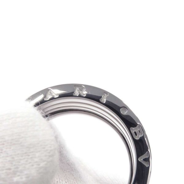 7 Bvlgari Ring B zero1 3 Band K18WG White Gold