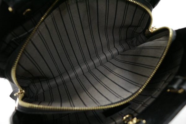7 Louis Vuitton Monogram Empreinte Montaigne BB Handbag Noir Black
