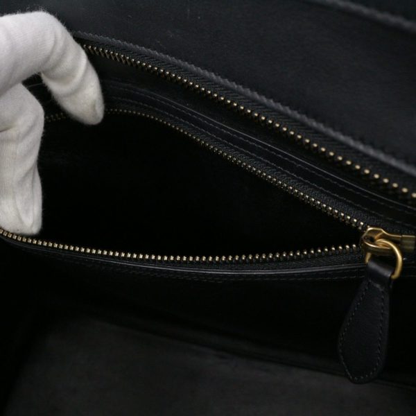 7 Celine Luggage Mini Shopper Shoulder Bag Black