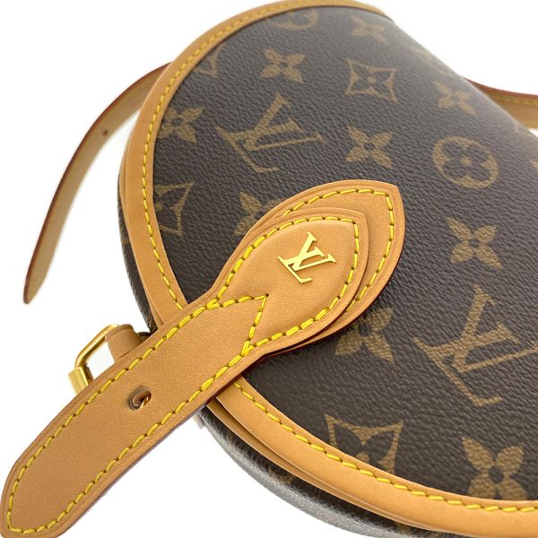 7 Louis Vuitton Monogram Tan Blanc Shoulder Bag Brown