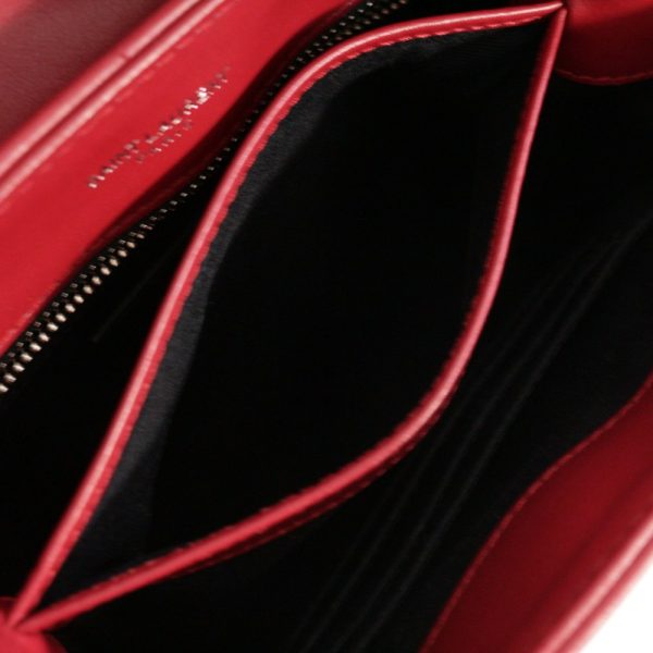 7 Saint Laurent Toy Lulu Shoulder Bag Clutch Red