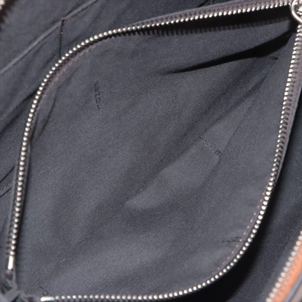 7 Fendi Medium Leather Shoulder Bag Crossbody Brown