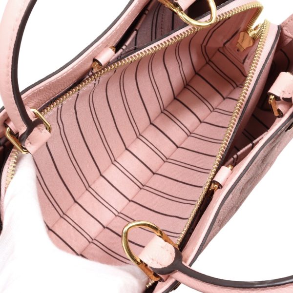 7 Louis Vuitton Montaigne Bb Handbag Monogram Empreinte Pink