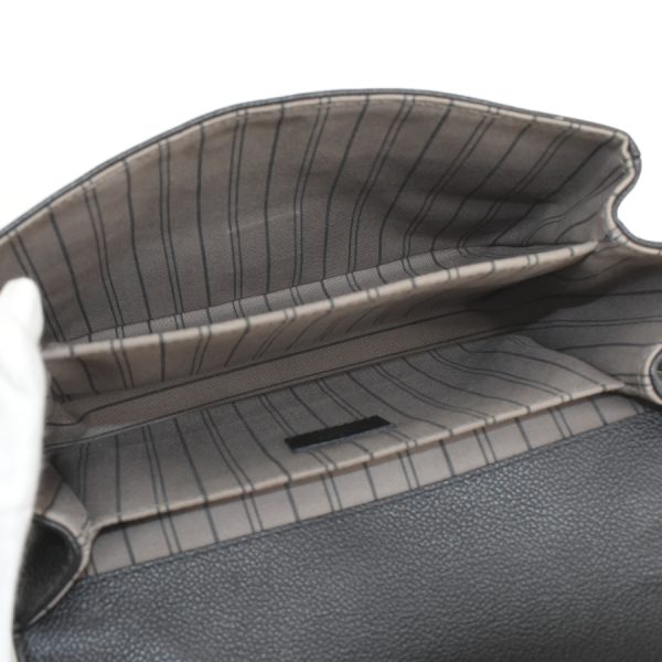 7 Louis Vuitton Pochette Metis MM 2way Handbag Noir Black