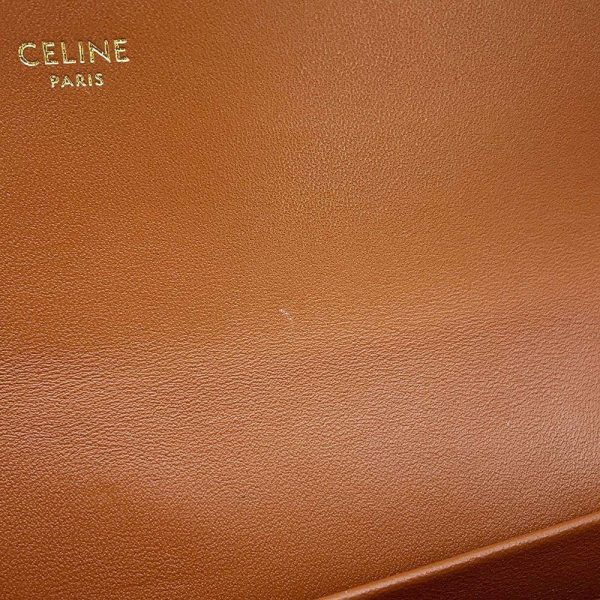 7 Celine Shoulder Bag Triomphe Pvc Coated Canvas White