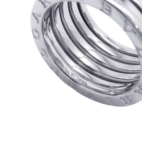 8 Bvlgari Ring B zero1 4 Band K18WG White Gold