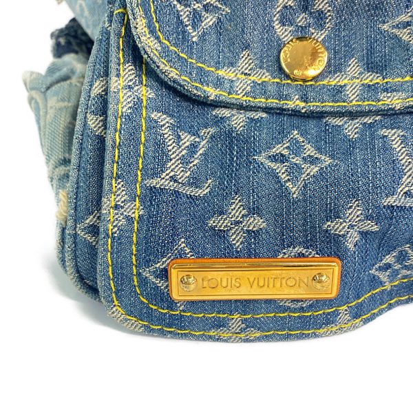 8 Louis Vuitton Monogram Handbag Denim Patchwork Speedy 30 Blue