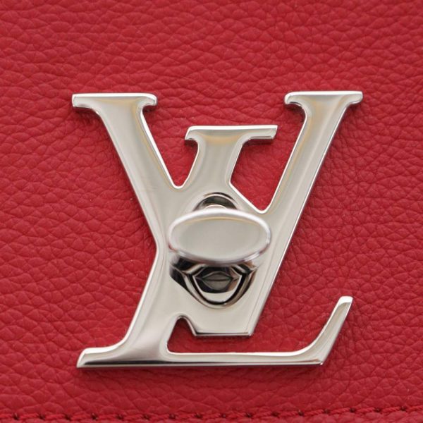 8 Louis Vuitton Lockme BB Chain Handbag Red