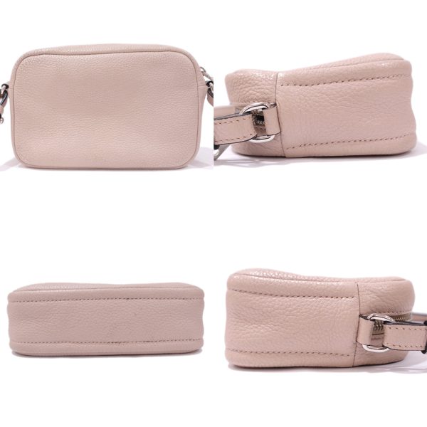 8 Prada Shoulder Bag Leather Sand Beige