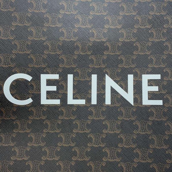 8 Celine Small Vertical Cabas Triomphe Shoulder Bag Tan