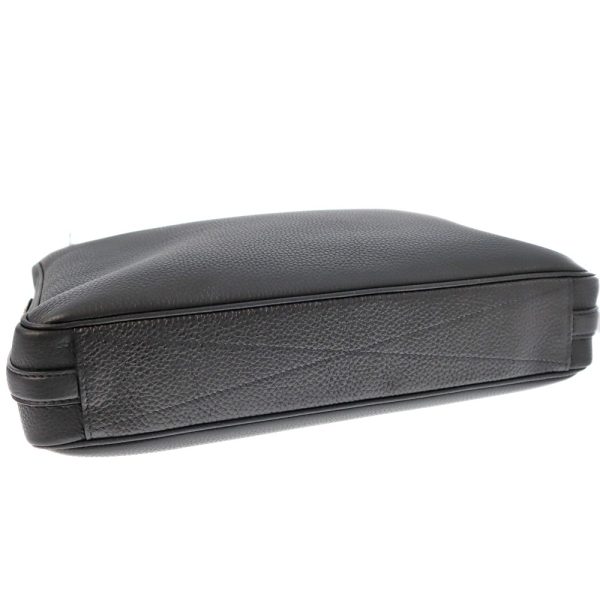 8 Louis Vuitton Armand Briefcase MM Taurillon Leather Tote Document Business Briefcase Handbag Black