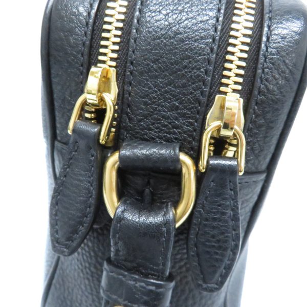 8 Prada Shoulder Bag Leather Black