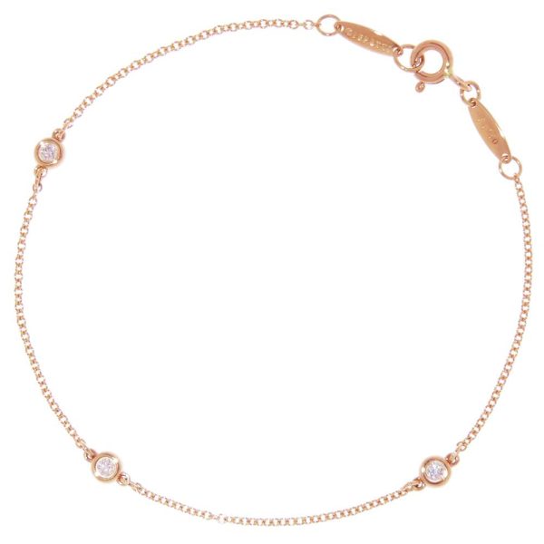 8947154 01 Tiffany Bracelet Elsa Peretti By the Yard Diamond 3P Pink Gold