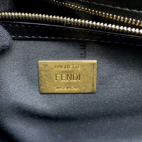 9 Fendi Chain Shoulder Bag Bucket Leather Crossbody Black