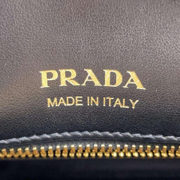 9 Prada Handbag Sofiette Leather Shoulder Bag Black