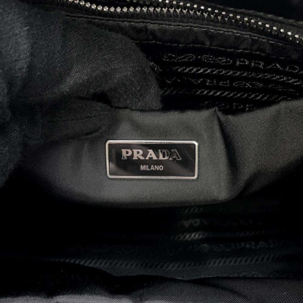 9 Prada Handbag Tessuto Bomber Nylon 2way Black