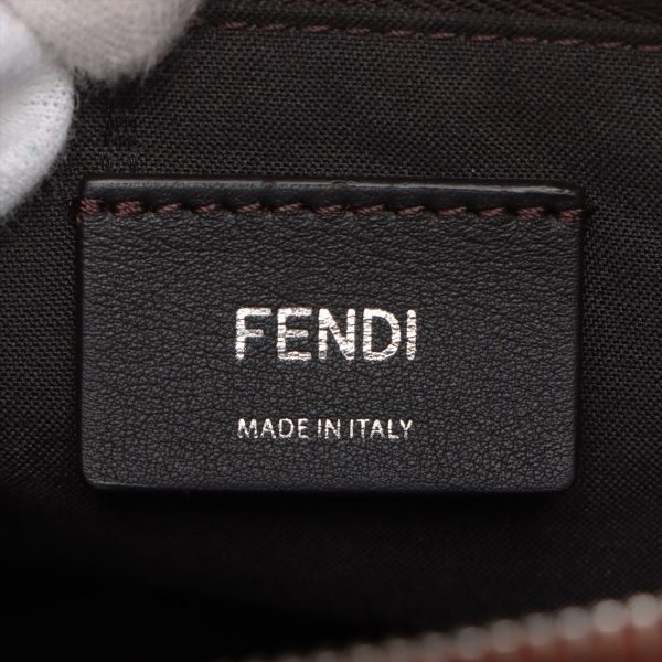 9 Fendi Medium Leather Shoulder Bag Crossbody Brown