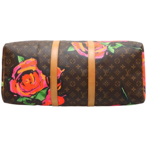 9034860 04 Louis Vuitton Boston Bag Monogram Rose Keepall 50 Pink Brown